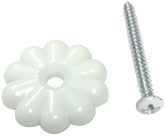 US Hardware D-138B Rosette Button, Plastic